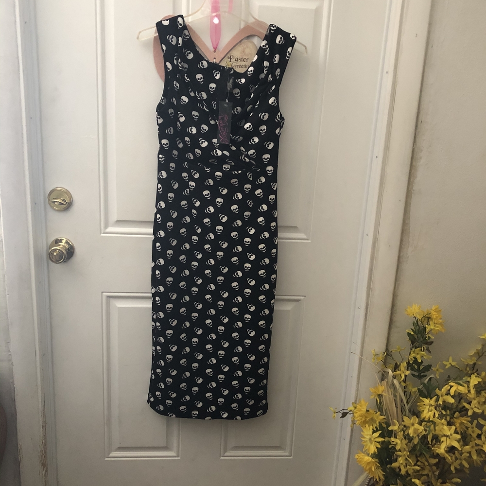 RockSteady Black and White Asymmetrical Dress